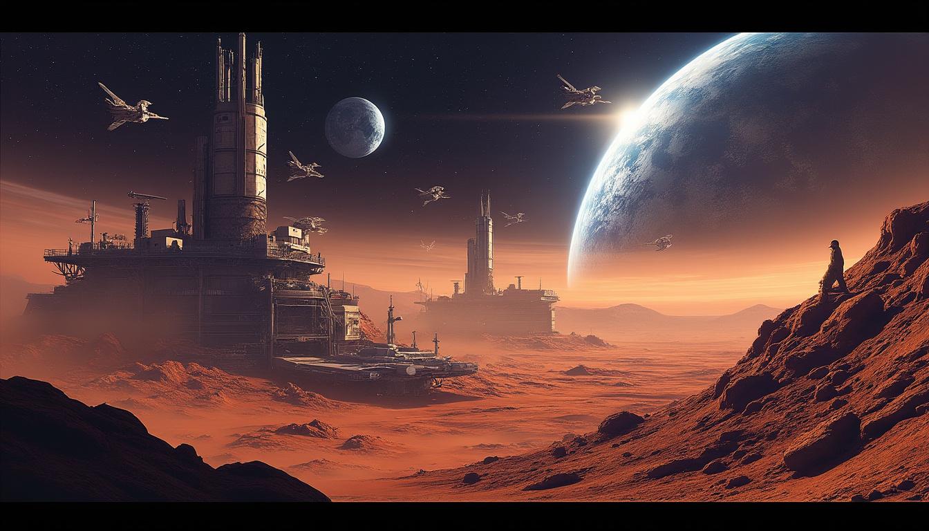 découvrez comment mars, la lune et l'orbite terrestre deviennent les nouveaux enjeux d'une guerre froide spatiale entre grandes puissances pour la conquête et la domination de l'espace.