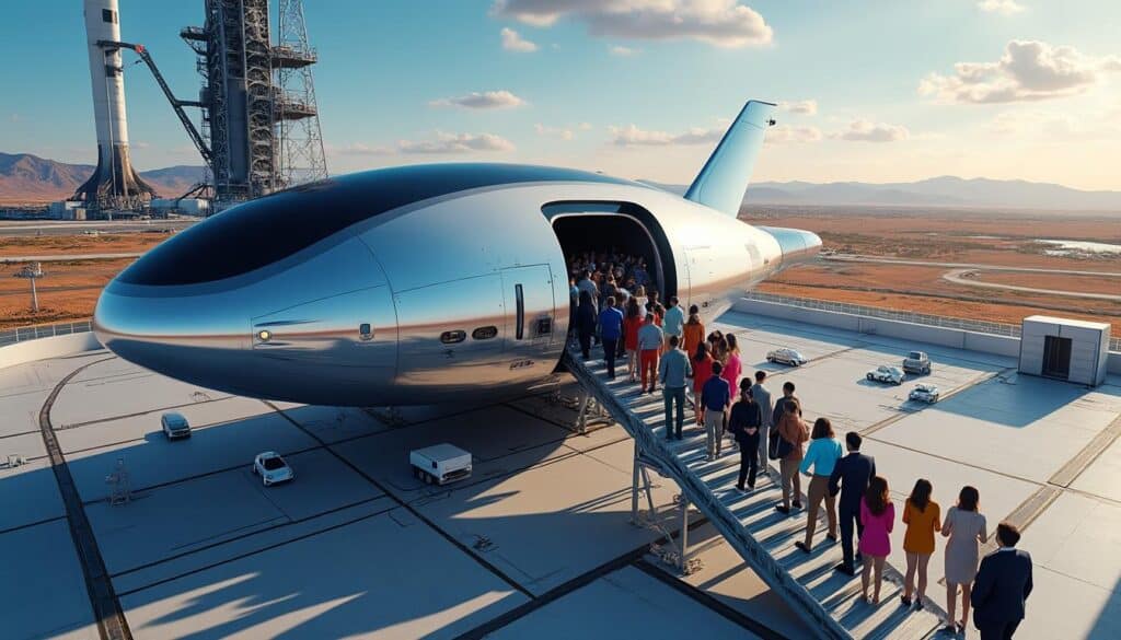 découvrez comment la commercialisation des vols suborbitaux rend l'accès à l'espace plus abordable et accessible au grand public.