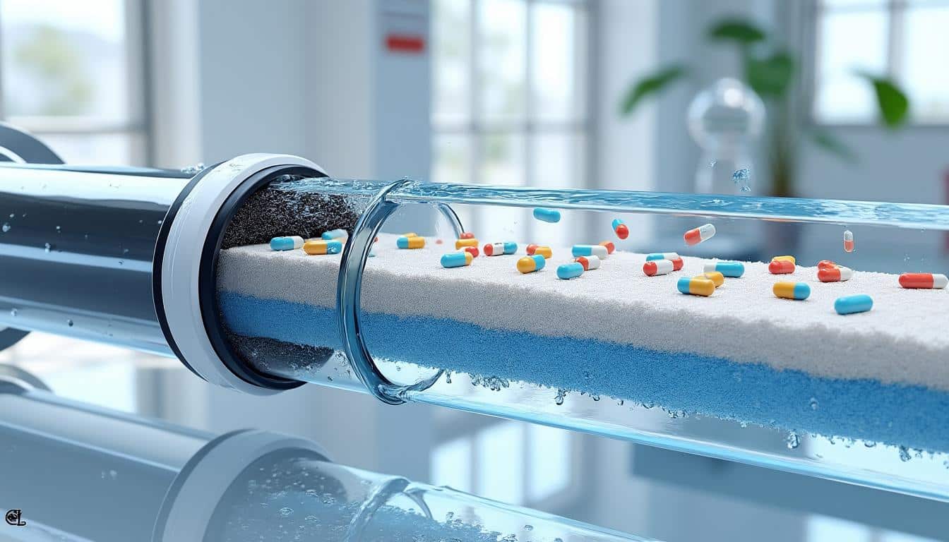découvrez comment la filtration des résidus médicamenteux améliore et purifie la qualité de l'eau pour un environnement plus sain et une consommation sécurisée.