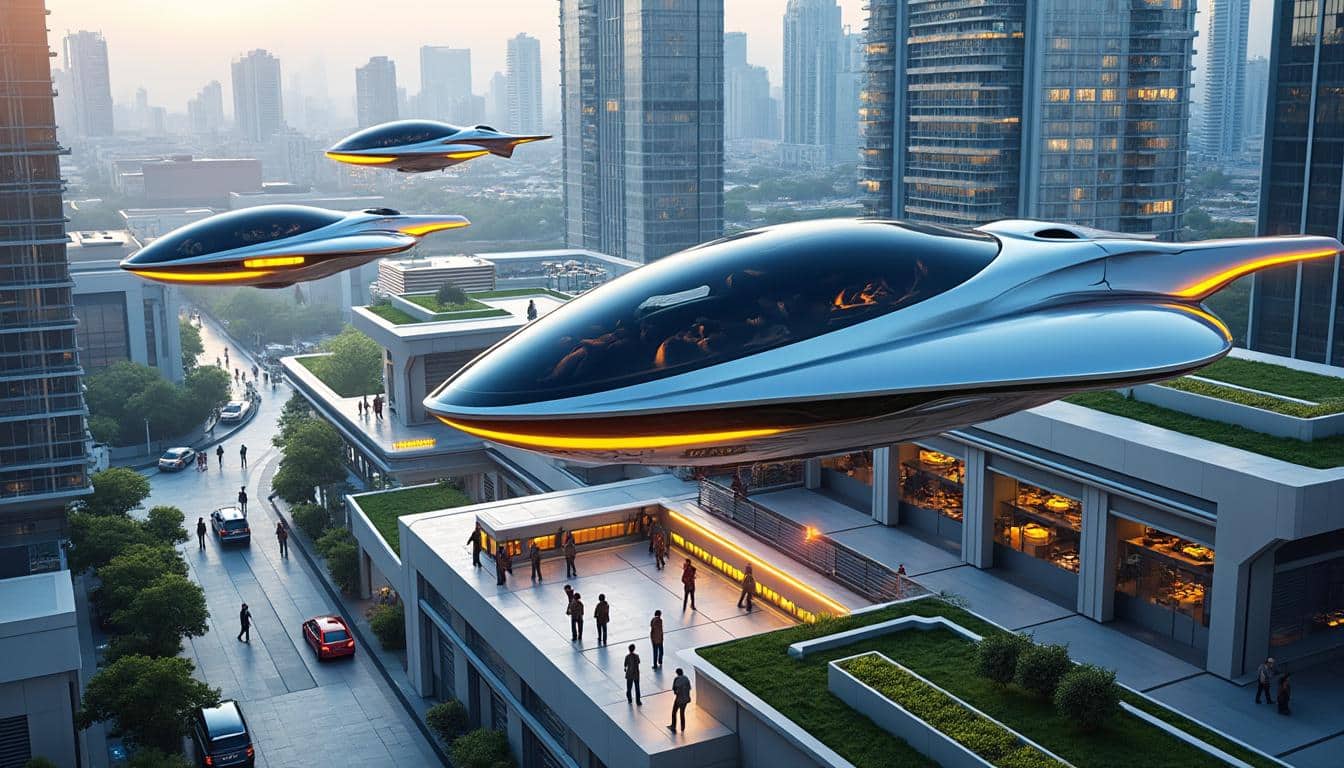 le développement des taxis volants stimule la création d'emplois dans le secteur aéronautique, favorisant l'innovation et la croissance économique.