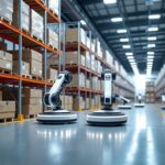découvrez comment la logistique robotisée optimise le déplacement des rayonnages en entrepôt pour une gestion plus efficace et innovante.
