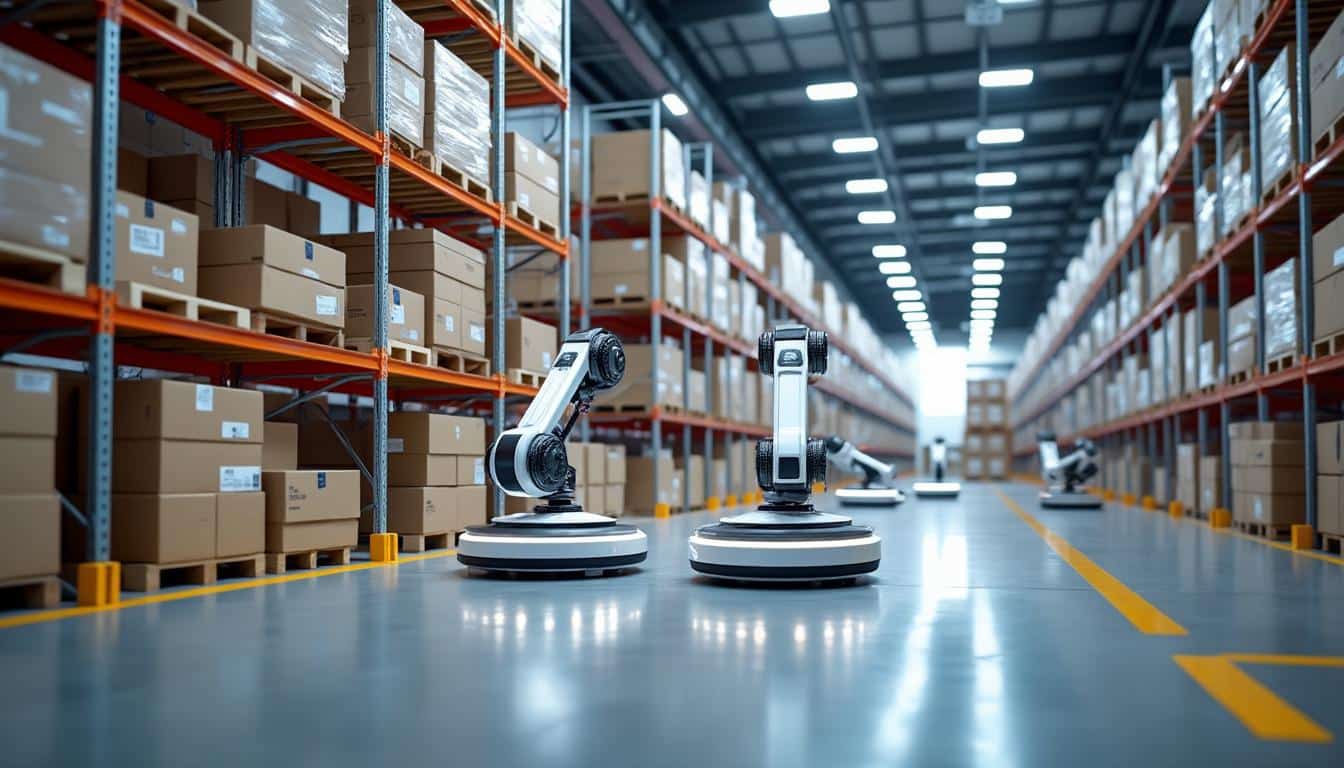 découvrez comment la logistique robotisée optimise le déplacement des rayonnages en entrepôt pour une gestion plus efficace et innovante.
